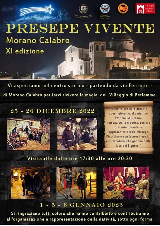 Morano Calabro: torna il presepe vivente