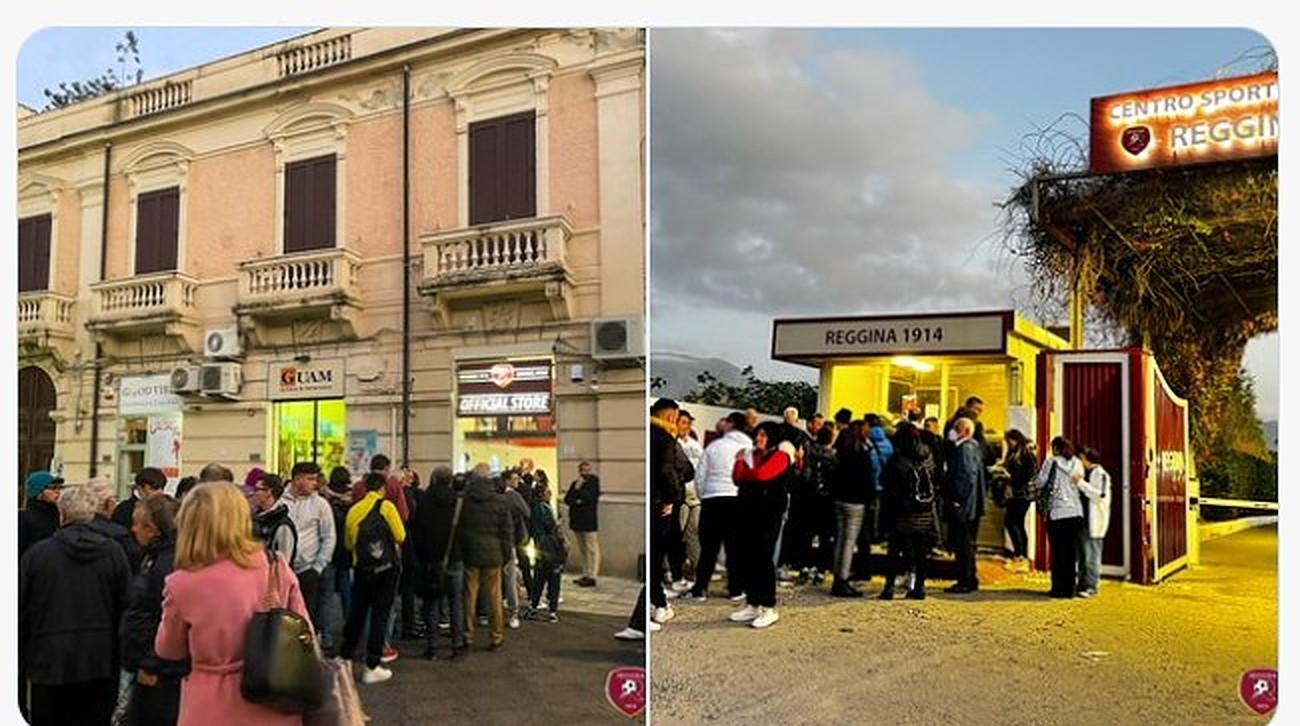 Febbre amaranto a Reggio Calabria: botteghini presi d’assalto per Reggina-Frosinone