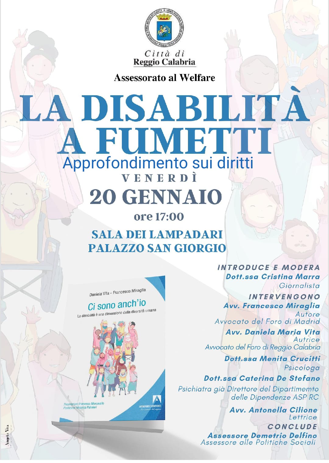 Reggio Calabria: presentazione del volume “La disabilità a fumetti. Approfondimento sui diritti”
