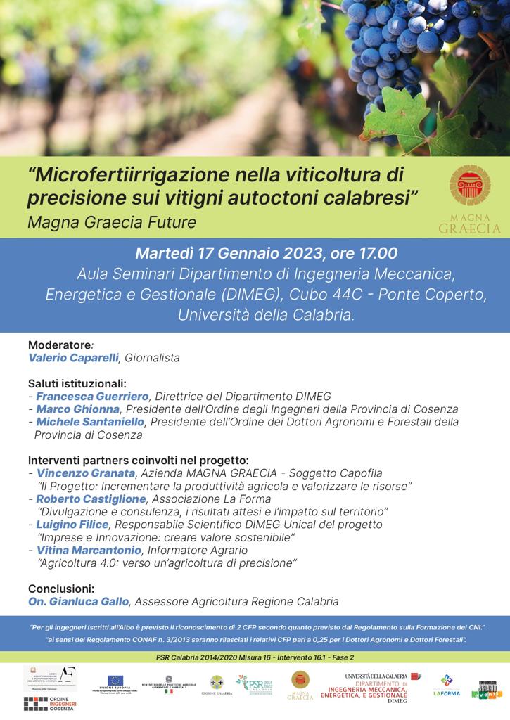Parte dall’Unical il progetto innovativo Magna Graecia Future
