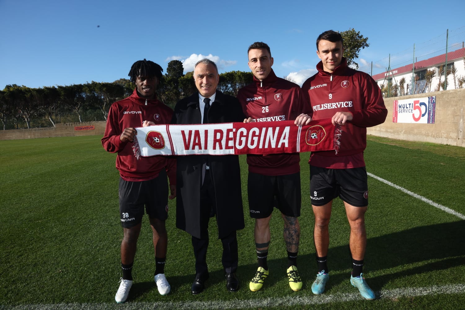 Reggina, prime immagini dei nuovi acquisti al Sant’Agata