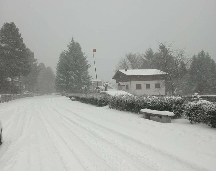 Neve e temperature in picchiata in Calabria