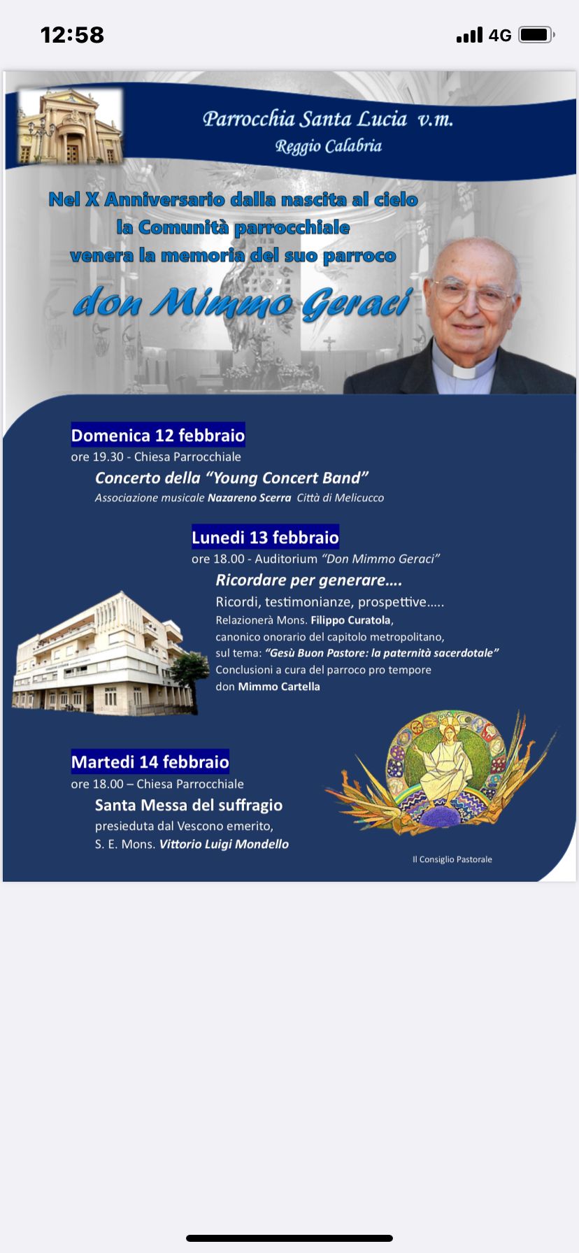 S. Lucia: tre giorni di eventi in ricordo di don Mimmo Geraci