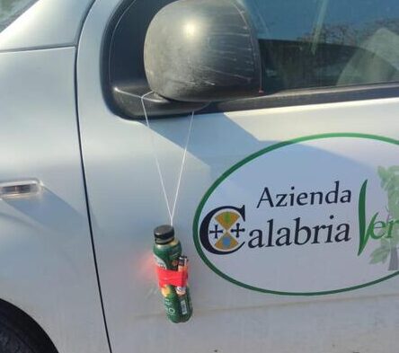 Intimidazione a Calabria Verde, molotov su auto di servizio