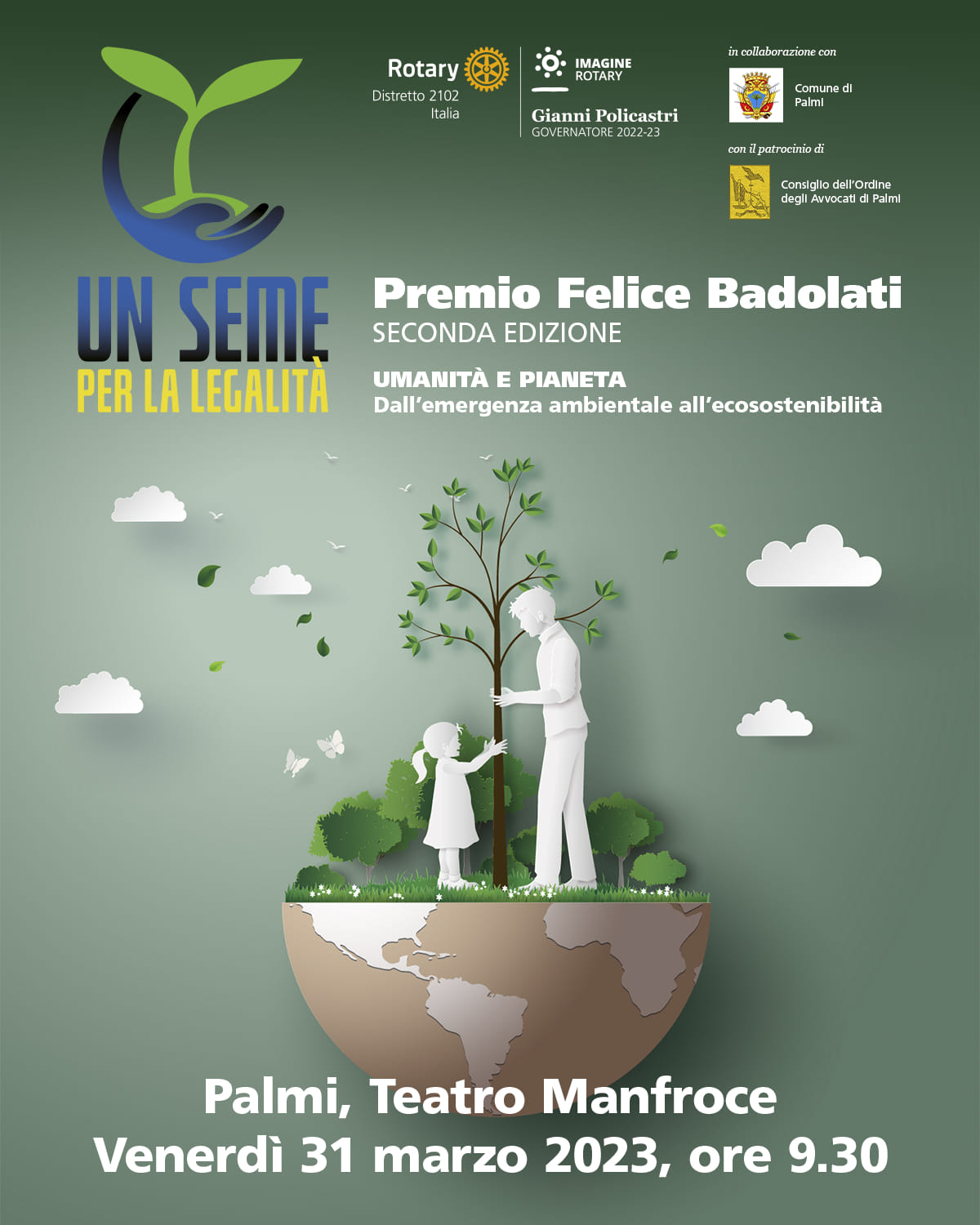 A Palmi la seconda Edizione del “Premio Felice Badolati”