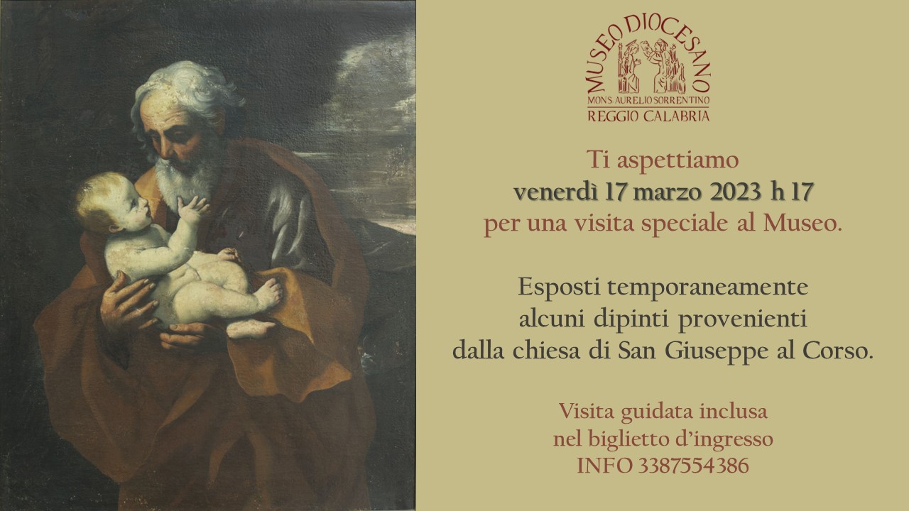 Reggio Calabria – Venerdì 17 marzo al Museo diocesano i dipinti della chiesa di San Giuseppe al Corso