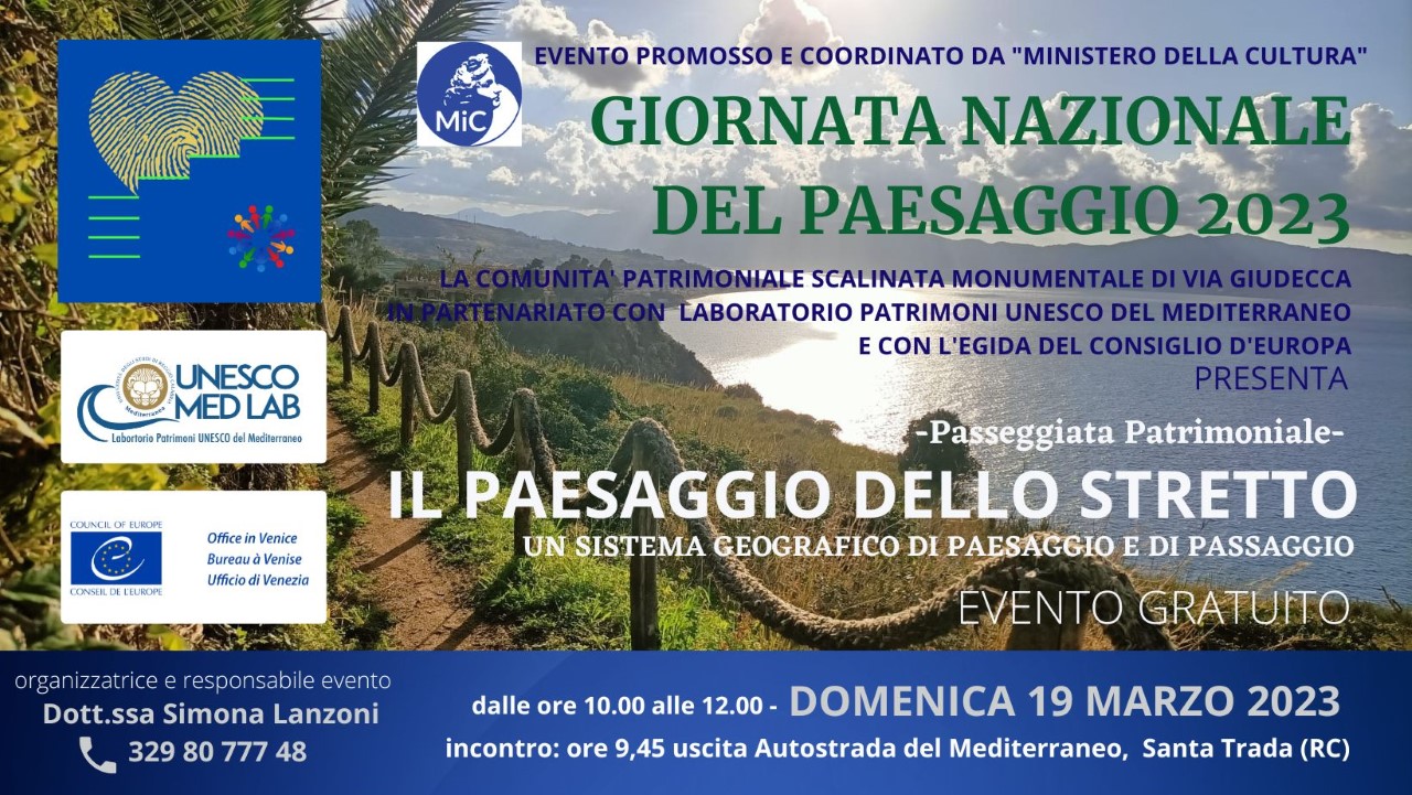 Passeggiata patrimoniale “Il Paesaggio dello Stretto”: un evento dell’Associazione Scalinata di via Giudecca