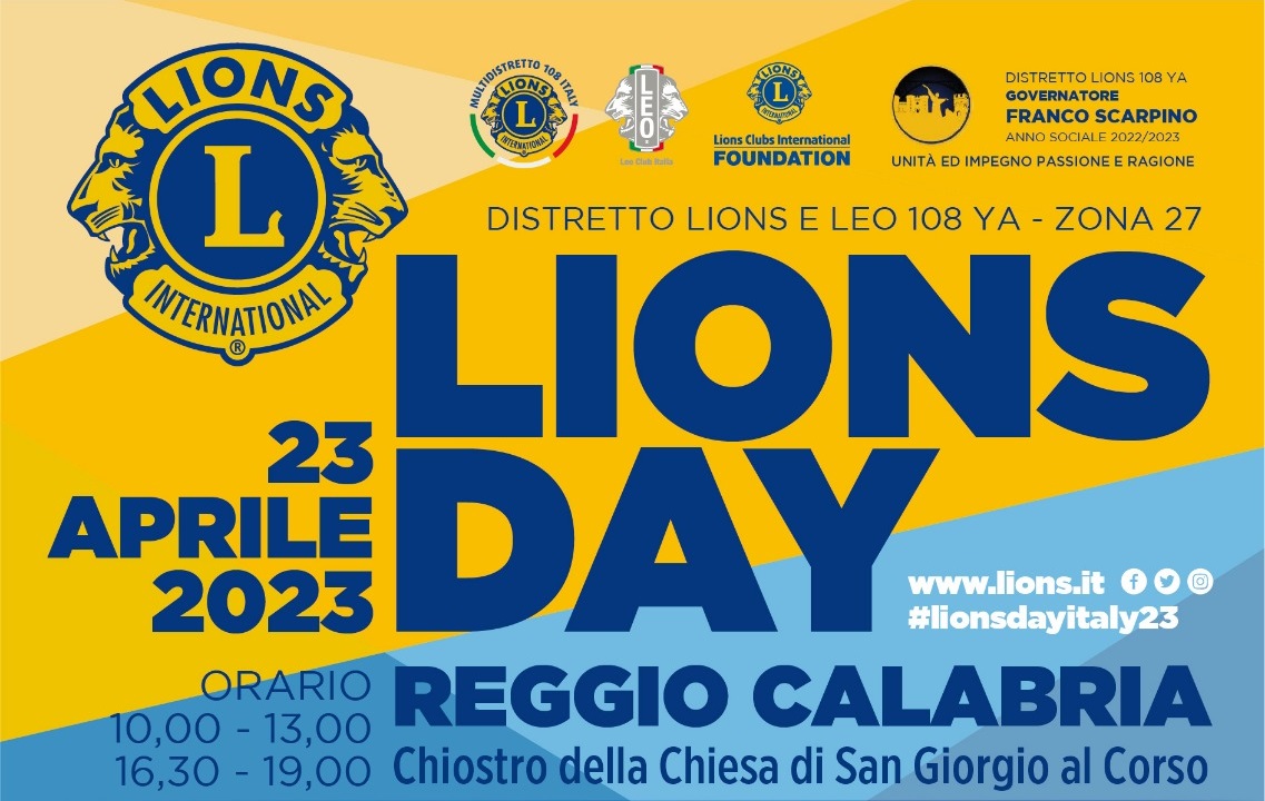 Reggio Calabria – Il Lions Day torna il 23 aprile in onore di San Giorgio