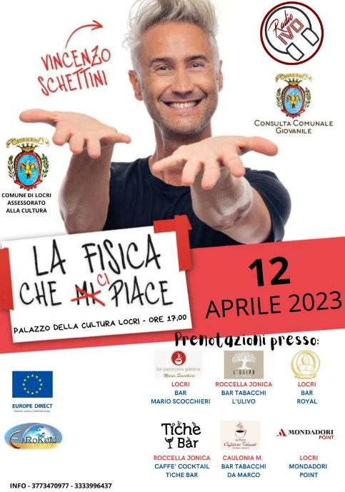 A Locri Vincenzo Schettini illustrerà il suo libro edito da Mondadori Electa