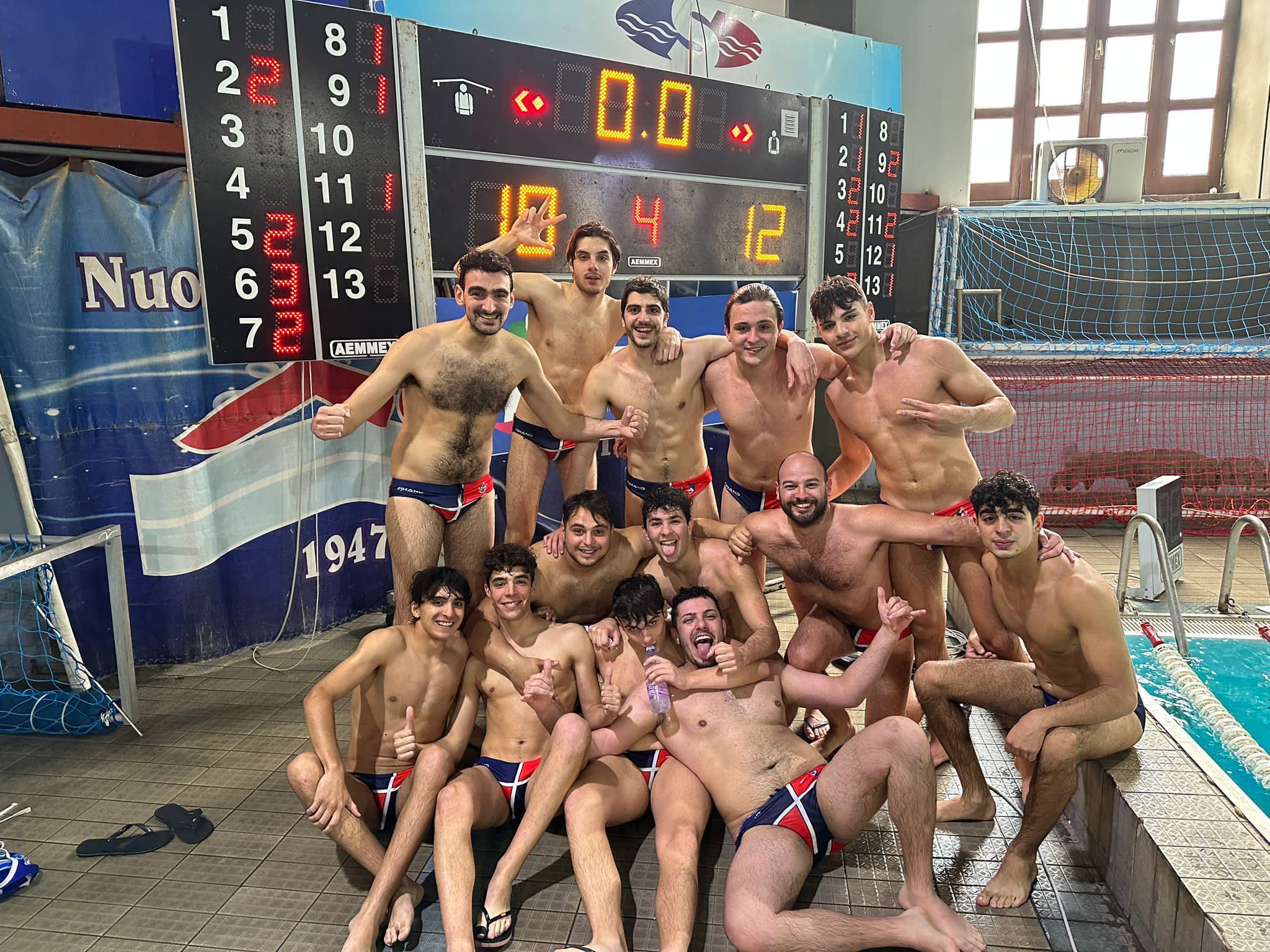 Cosenza pallanuoto, serie C maschile: vittoria per 10-12 a Catania, partita perfetta