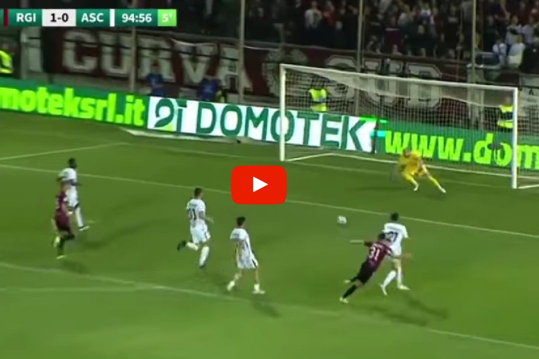 Reggina-Ascoli, il gol di Canotto raccontato dall’emozionante radiocronaca di Rocco Musolino (VIDEO)