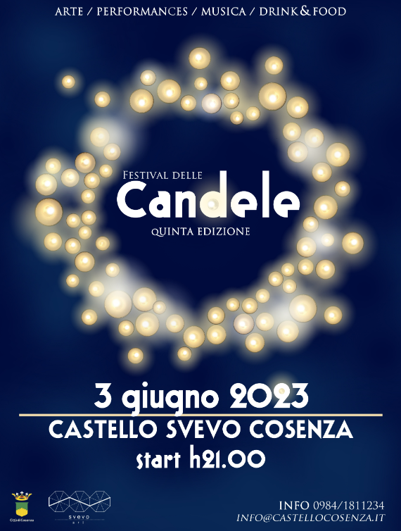 Al Castello di Cosenza il Festival delle candele: la nuova data
