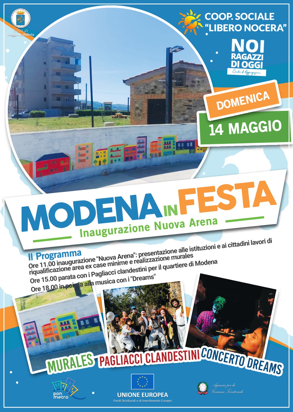 Reggio Calabria, rinasce un pezzo di Modena: domenica l’evento di ‘Noi ragazzi di oggi’