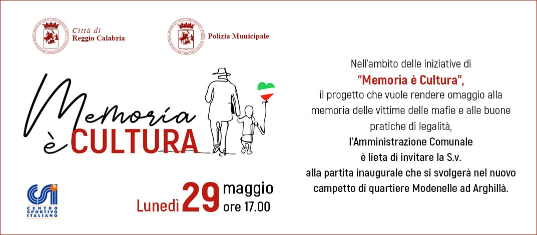 Reggio Calabria – Oggi l’inaugurazione del campetto di quartiere di Modenelle ad Arghillà