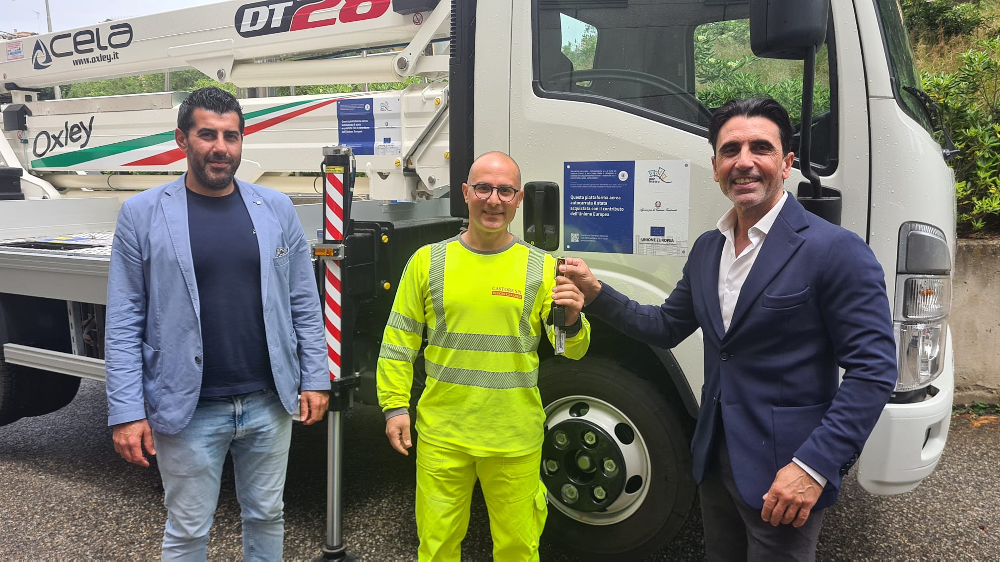 Nuovo carroscala per il Comune di Reggio Calabria in dotazione alla Società in house Castore
