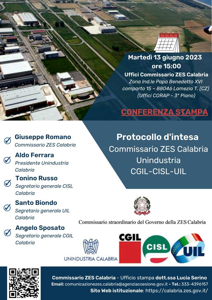 A Lamezia Terme incontro tra Unindustria, Commissario Zes, sindacati 