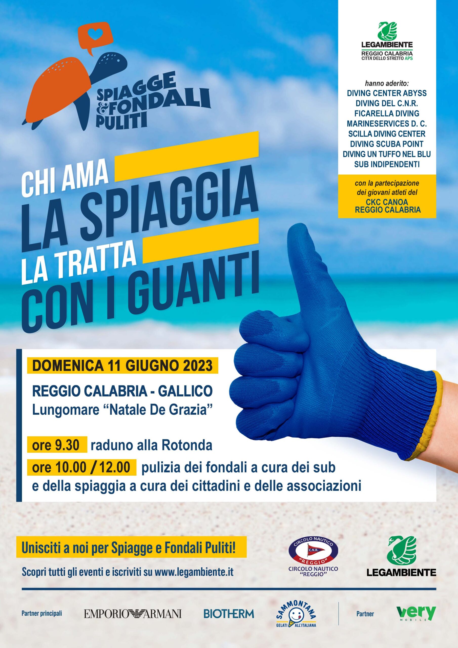 “Spiagge e fondali puliti”, l’iniziativa di Legambiente a Gallico