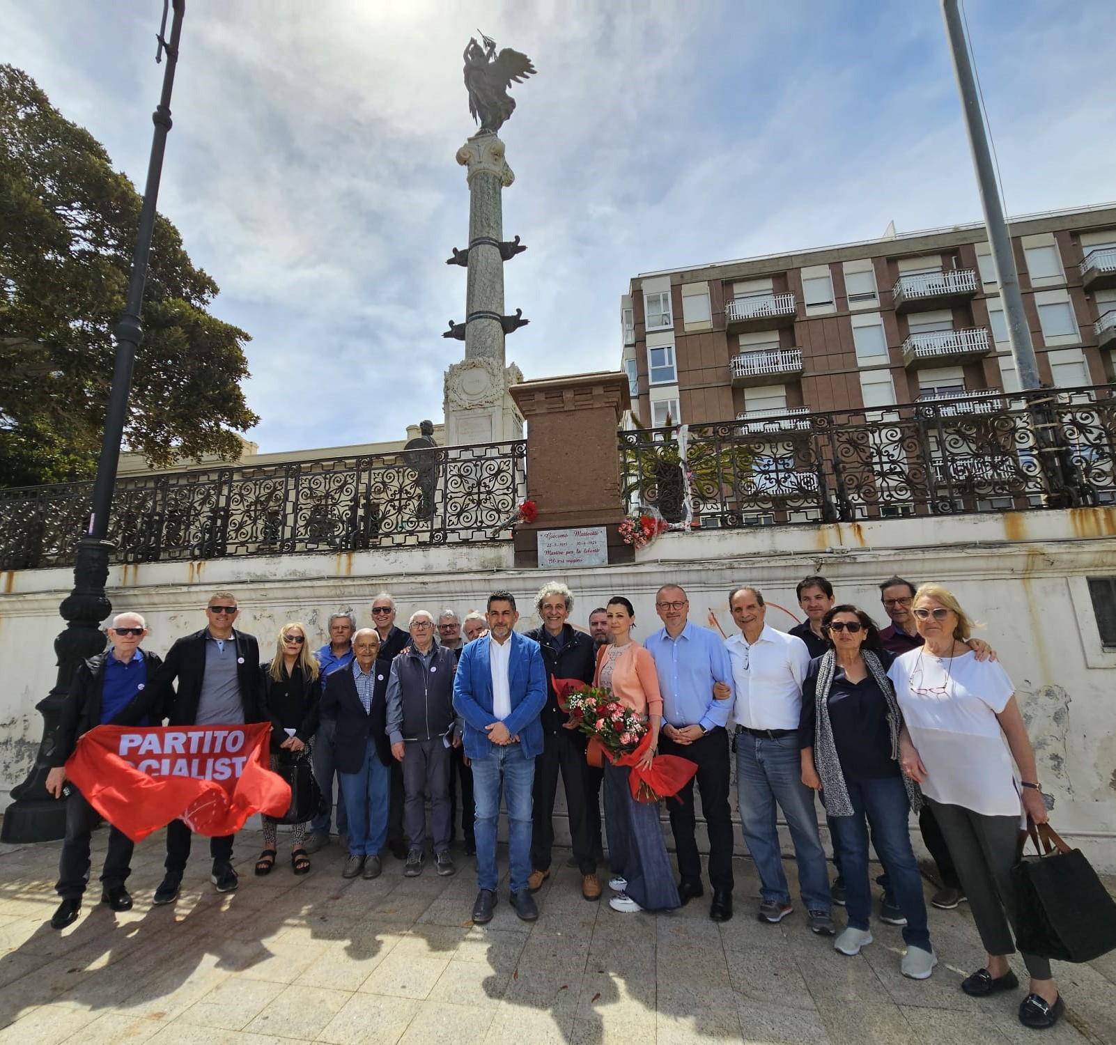 Sul Lungomare Falcomatà la celebrazione del 99° anniversario dell’uccisione del Deputato socialista Giacomo Matteotti