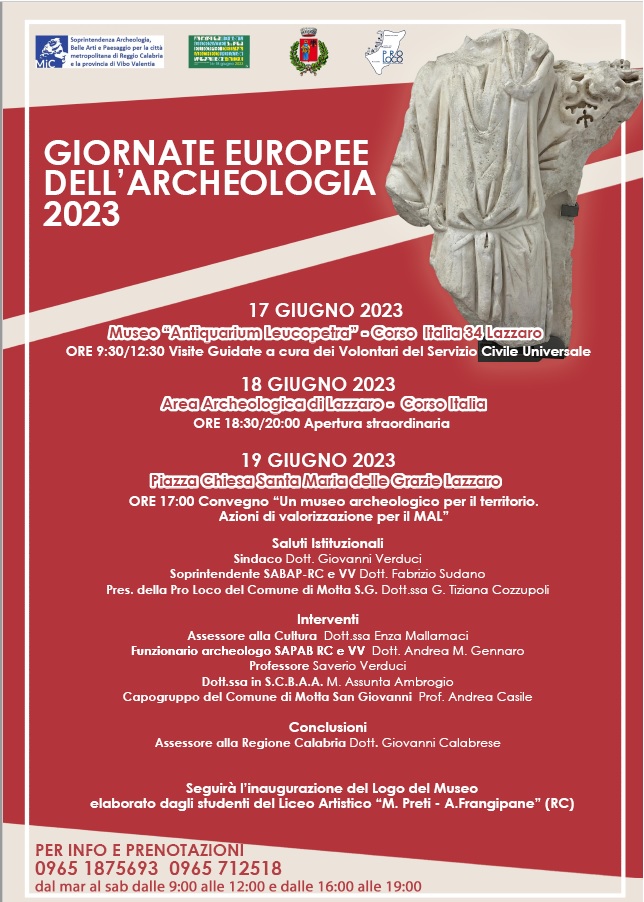 Antiquarium Leucopetra – A Lazzaro si svela il nuovo logo del museo e si discute su azioni di valorizzazione