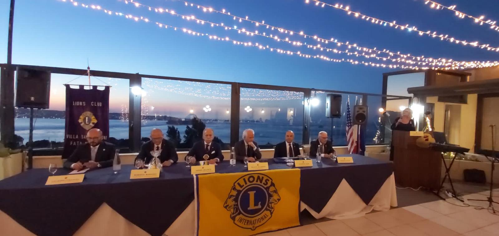 Reggio Calabria – Passaggio Campana Lions Club Villa San Giovanni Fata Morgana