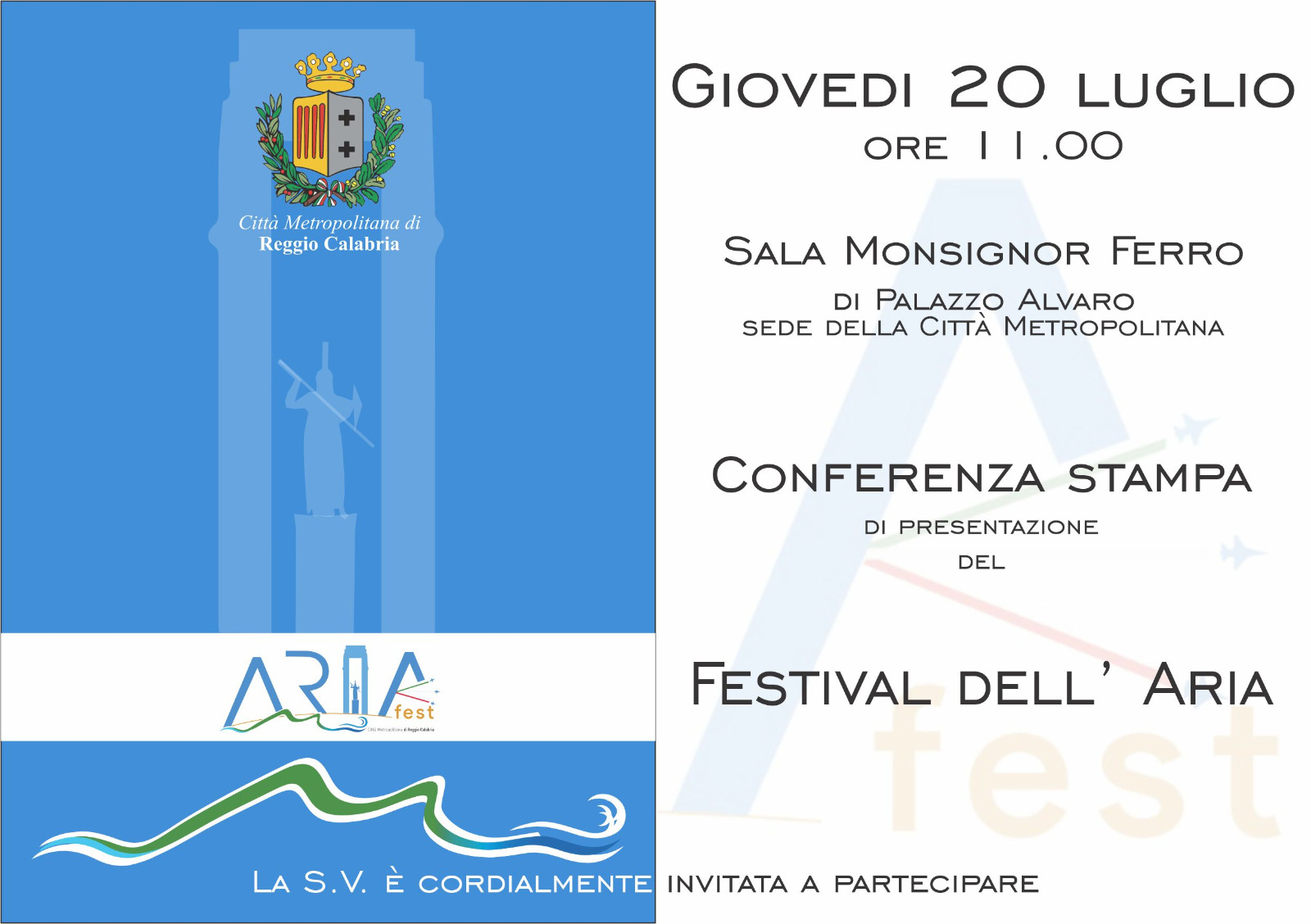 Domani a Reggio Calabria la presentazione del Festival dell’Aria con le esibizioni delle Frecce Tricolori